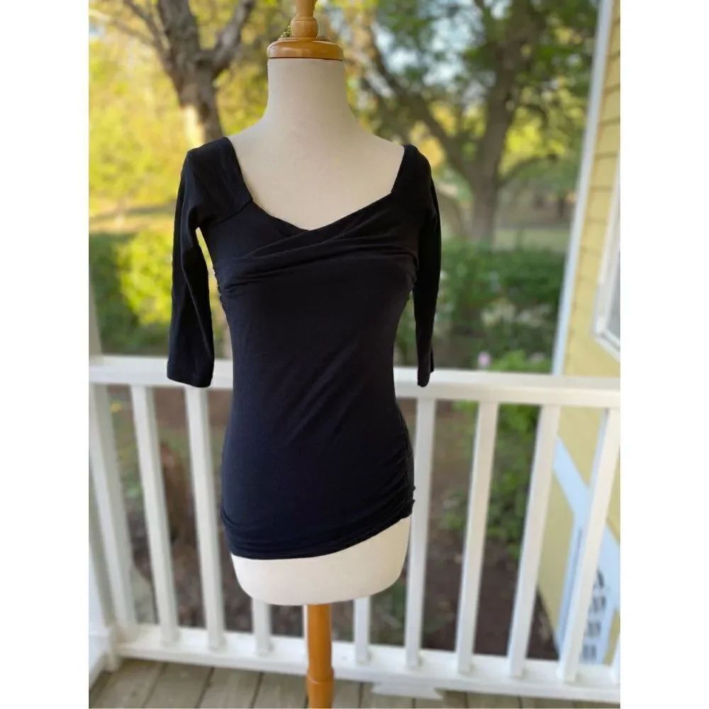 James Perse Draped Neck Pullover